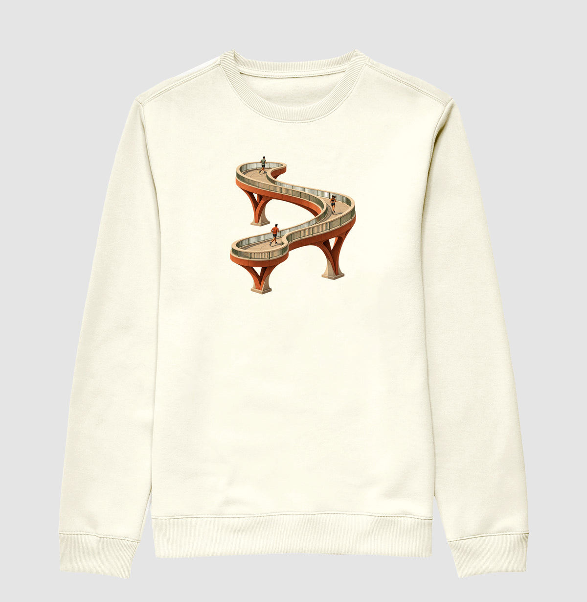 Suéter Moletom - Pontes e Voltas, Off White