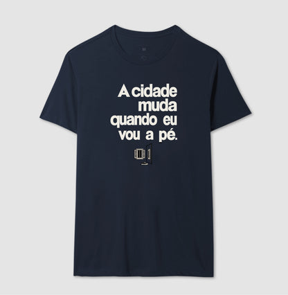 Camiseta Unissex - Outro Olhar, Masculino, Marinho