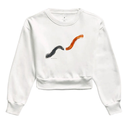 Cropped Moletom - Voltei a Correr, Branca