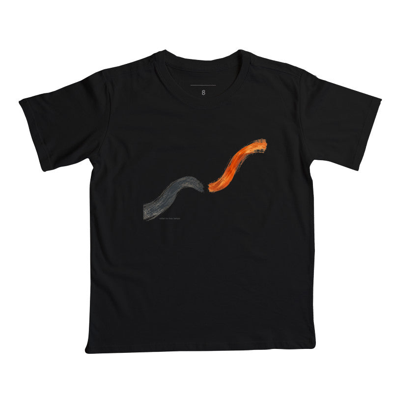 Camiseta Infantil - Voltei a Correr, Preta