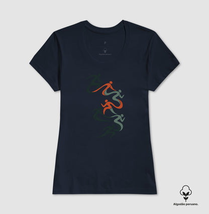 Camiseta Algodão Peruano - Movimento Contínuo