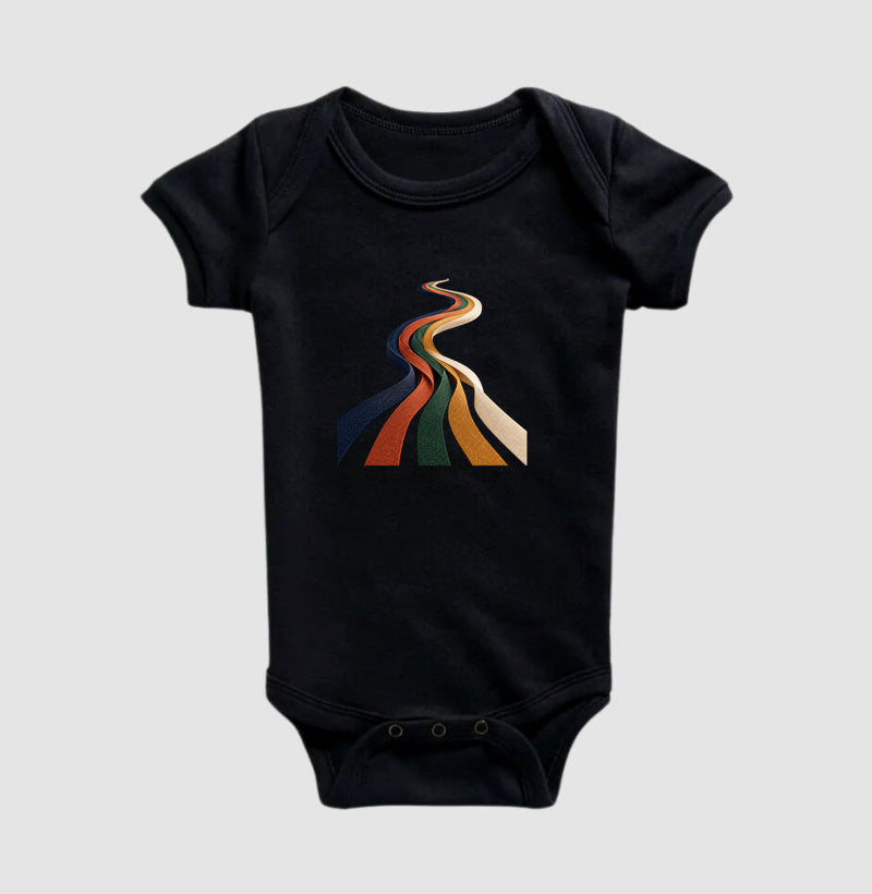 Body Infantil - Quilômetros Compartilhados, Preta