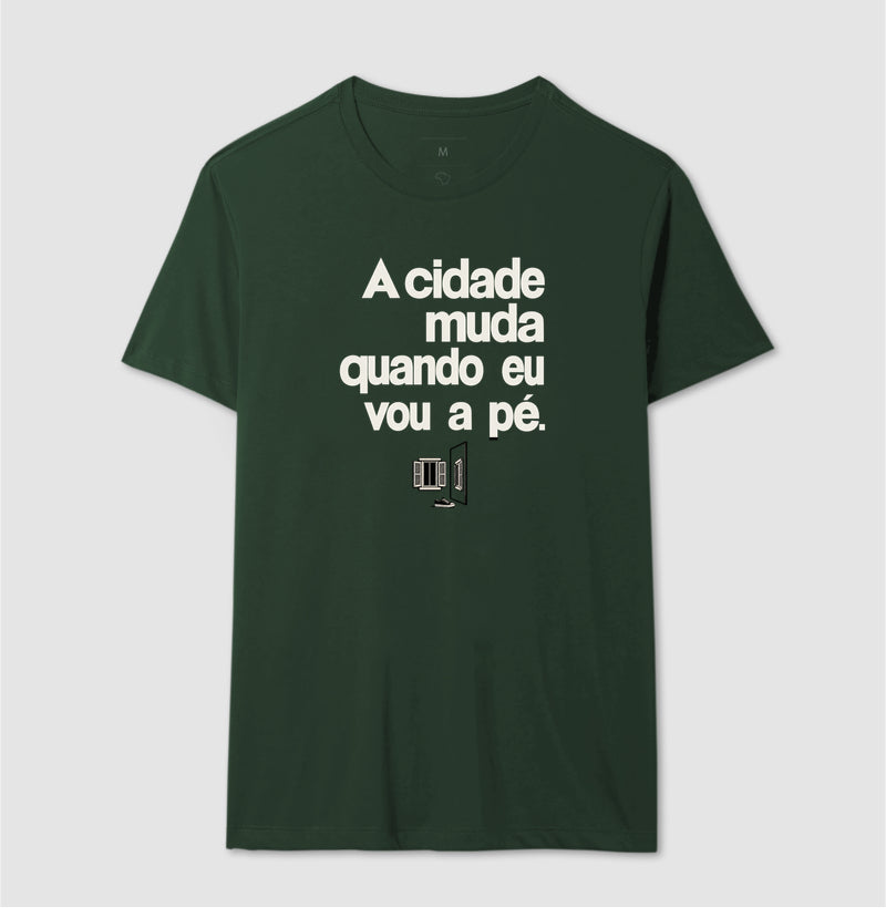 Camiseta Unissex - Outro Olhar, Masculino, Verde