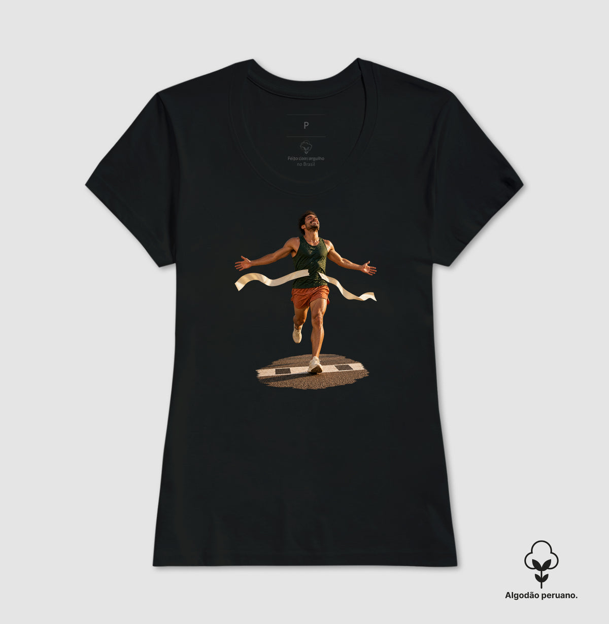 Camiseta Algodão Peruano - Chegada Particular