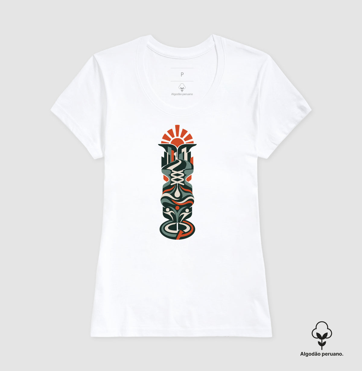 Camiseta Algodão Peruano - Totem do Corre