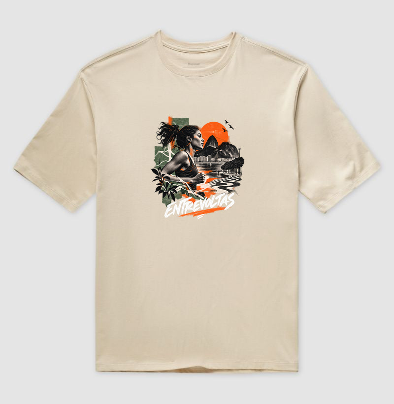 Camiseta Oversized - Entrevoltas em Movimento