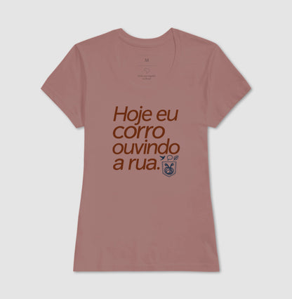 Camiseta Unissex - Música Guardada, Feminino, Rosa