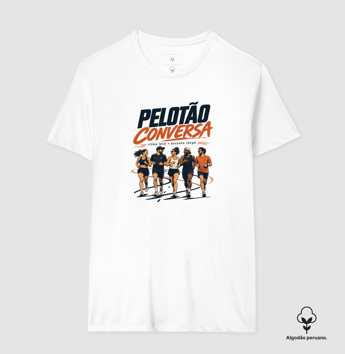 Camiseta Algodão Peruano - Pelotão Conversa