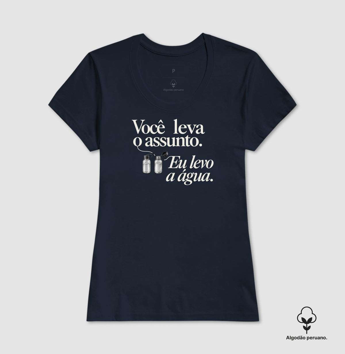 Camiseta Algodão Peruano - Dupla Combinada