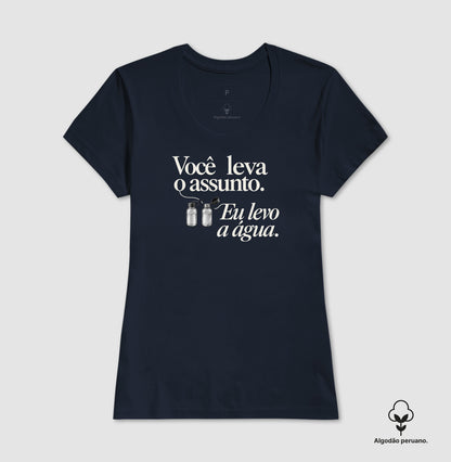 Camiseta Algodão Peruano - Dupla Combinada