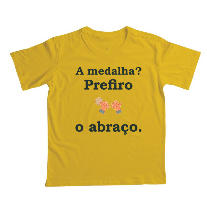 Camiseta Infantil - Prêmio de Colo, Amarelo