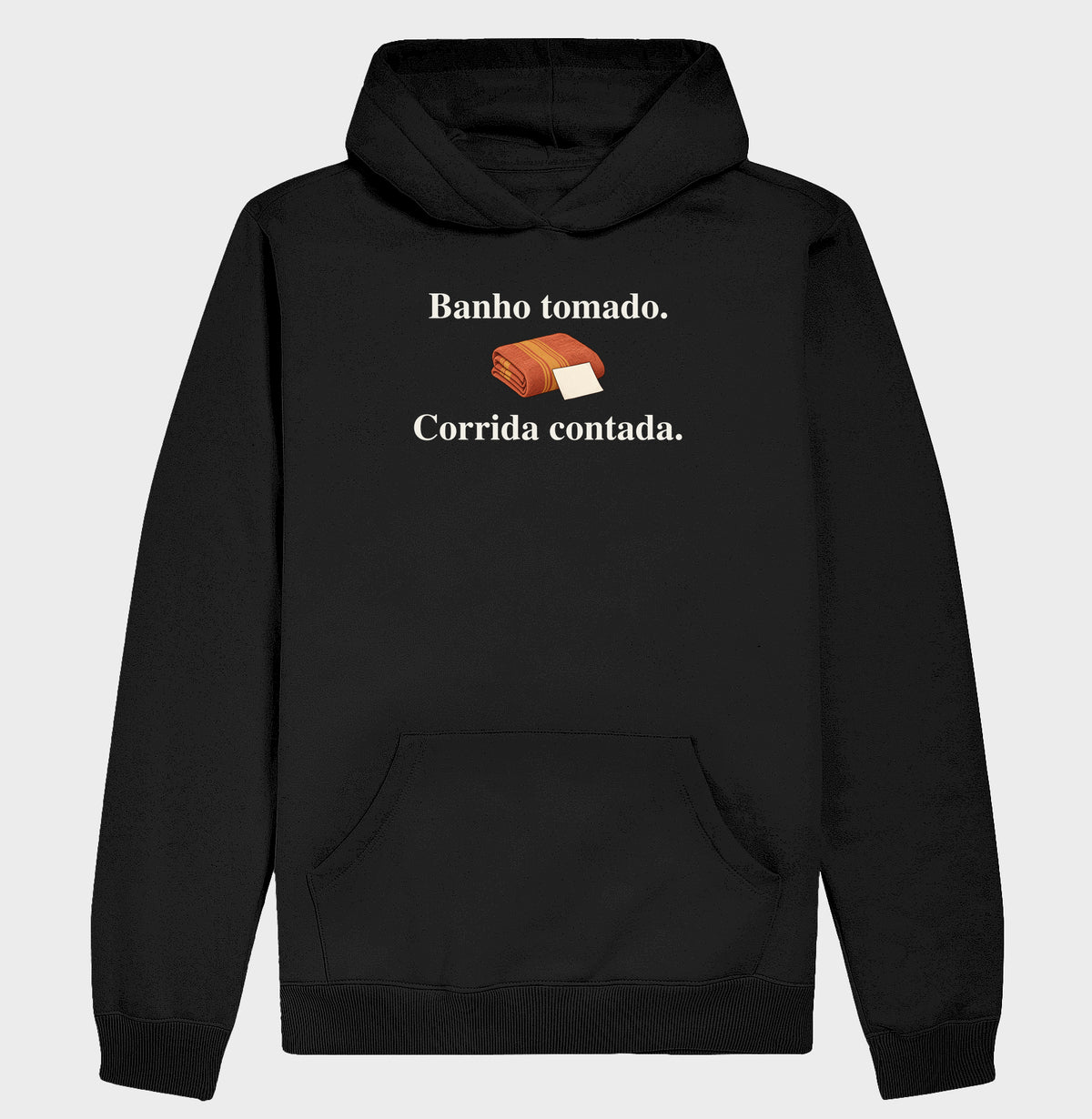 Moletom com Capuz - História Contada, Preta