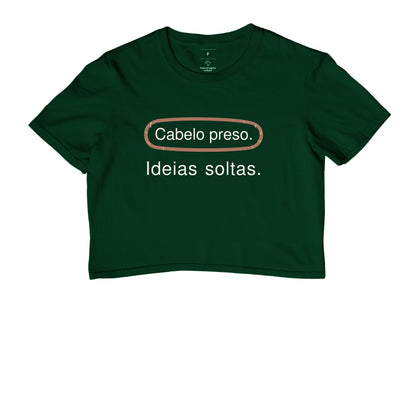 Cropped - Cabeça Livre, Verde