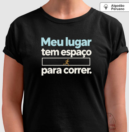 Camiseta Algodão Peruano - Lugar para Correr