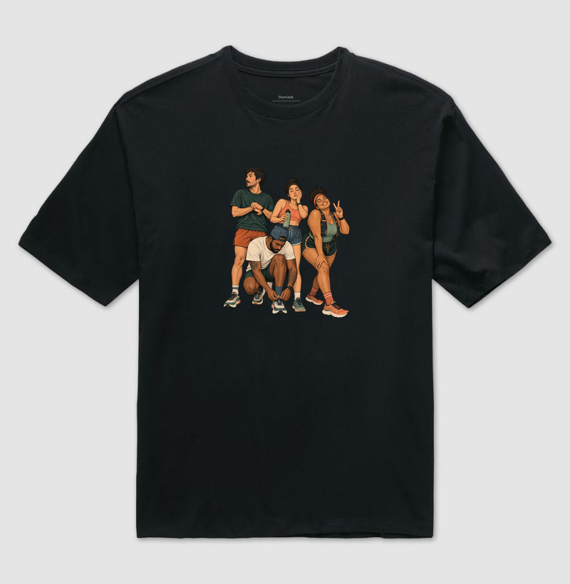 Camiseta Oversized - Foto Antes da Largada