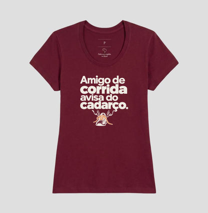Camiseta Unissex - Cuidado Pequeno, Feminino, Bordeaux