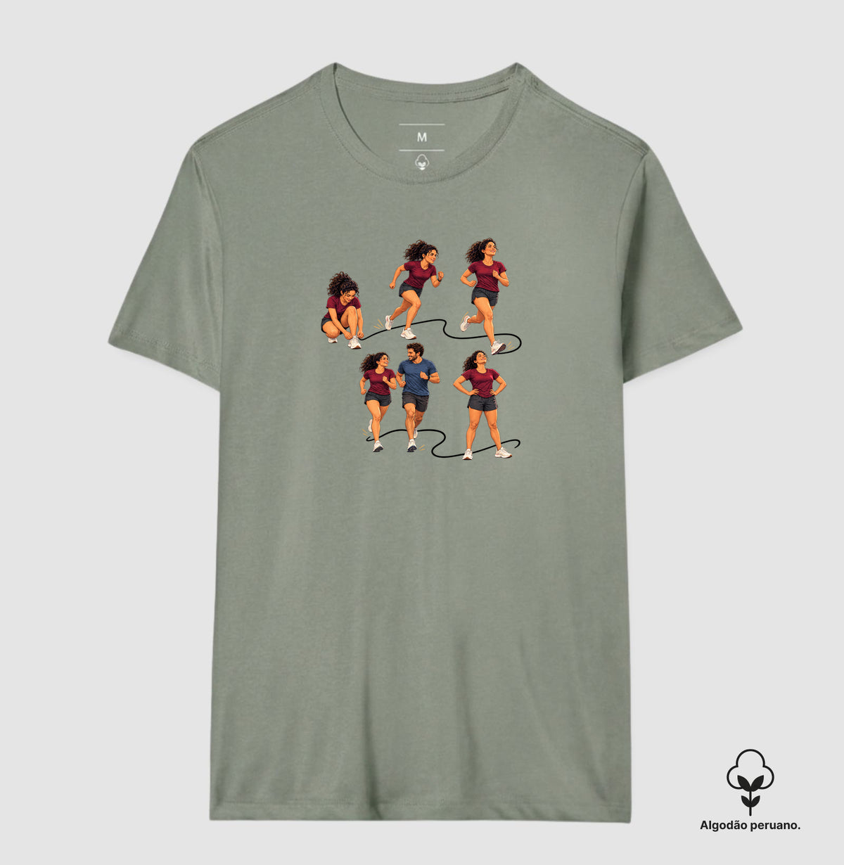 Camiseta Algodão Peruano - Primeiro 5K