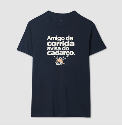 Camiseta Unissex - Cuidado Pequeno, Masculino, Marinho