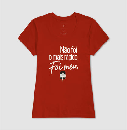 Camiseta Unissex - Orgulho sem Comparação, Feminino, Vermelho