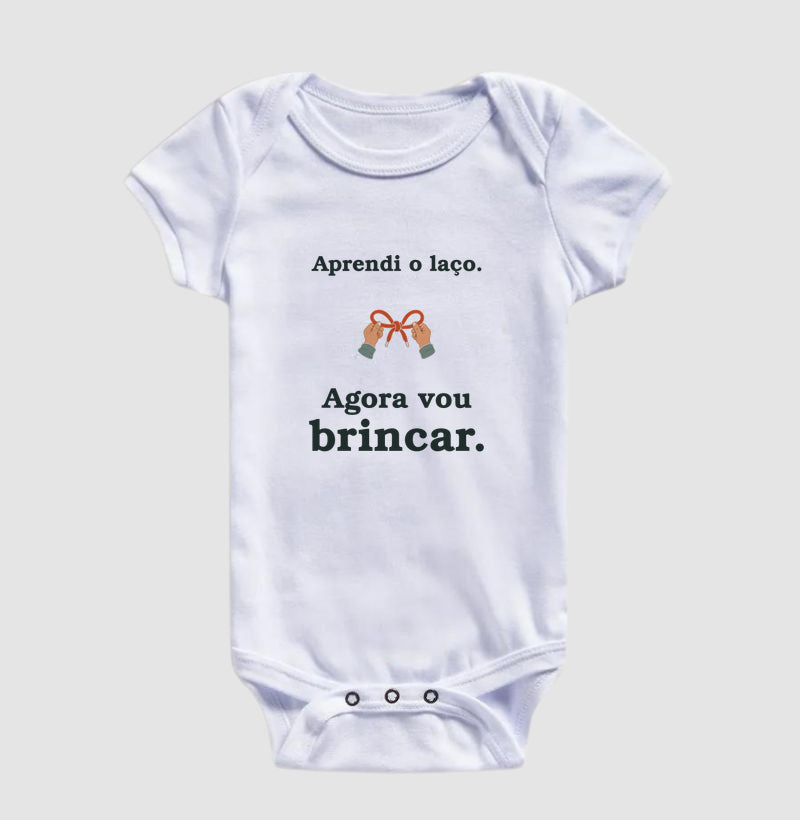 Body Infantil - Laço Aprendido, Branca