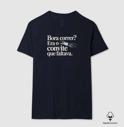 Camiseta Algodão Peruano - Convite Aceito