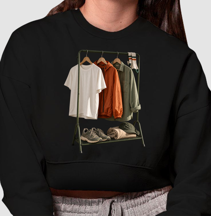 Cropped Moletom - Guarda-Roupa Runner