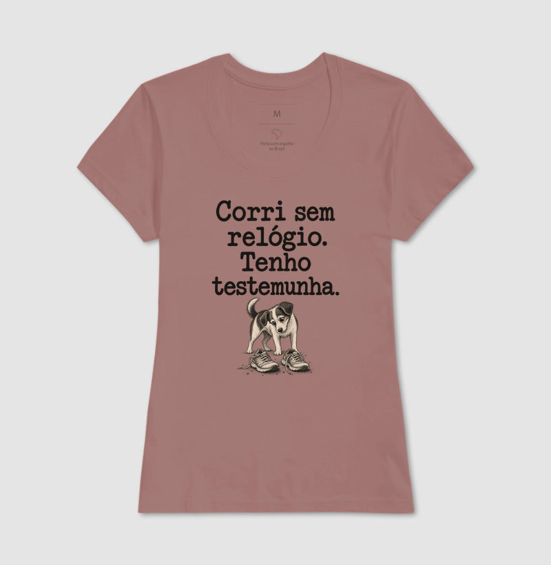 Camiseta Unissex - Relógio em Casa