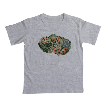 Camiseta Infantil - Mapa do Corre