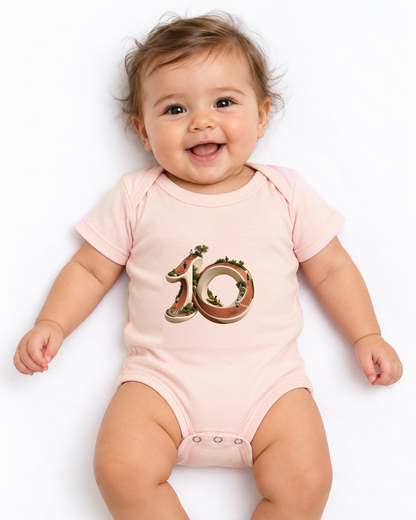 Body Infantil - Dez Redondo, cor Rosa Bebê, modelo feminino, estúdio