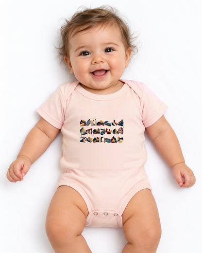 Body Infantil - Meia História, cor Rosa Bebê, modelo feminino, estúdio