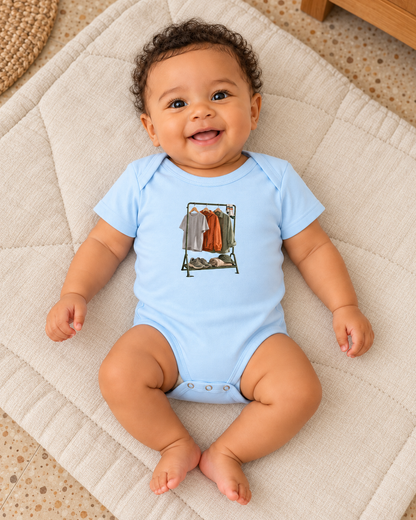 Body Infantil Guarda-Roupa Runner — menino em ambiente