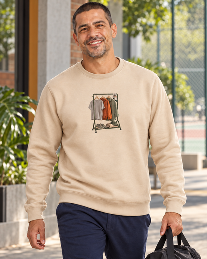Suéter Moletom Guarda-Roupa Runner — homem em ambiente