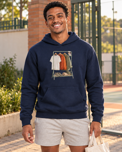 Hoodie Moletom Guarda-Roupa Runner — homem em ambiente