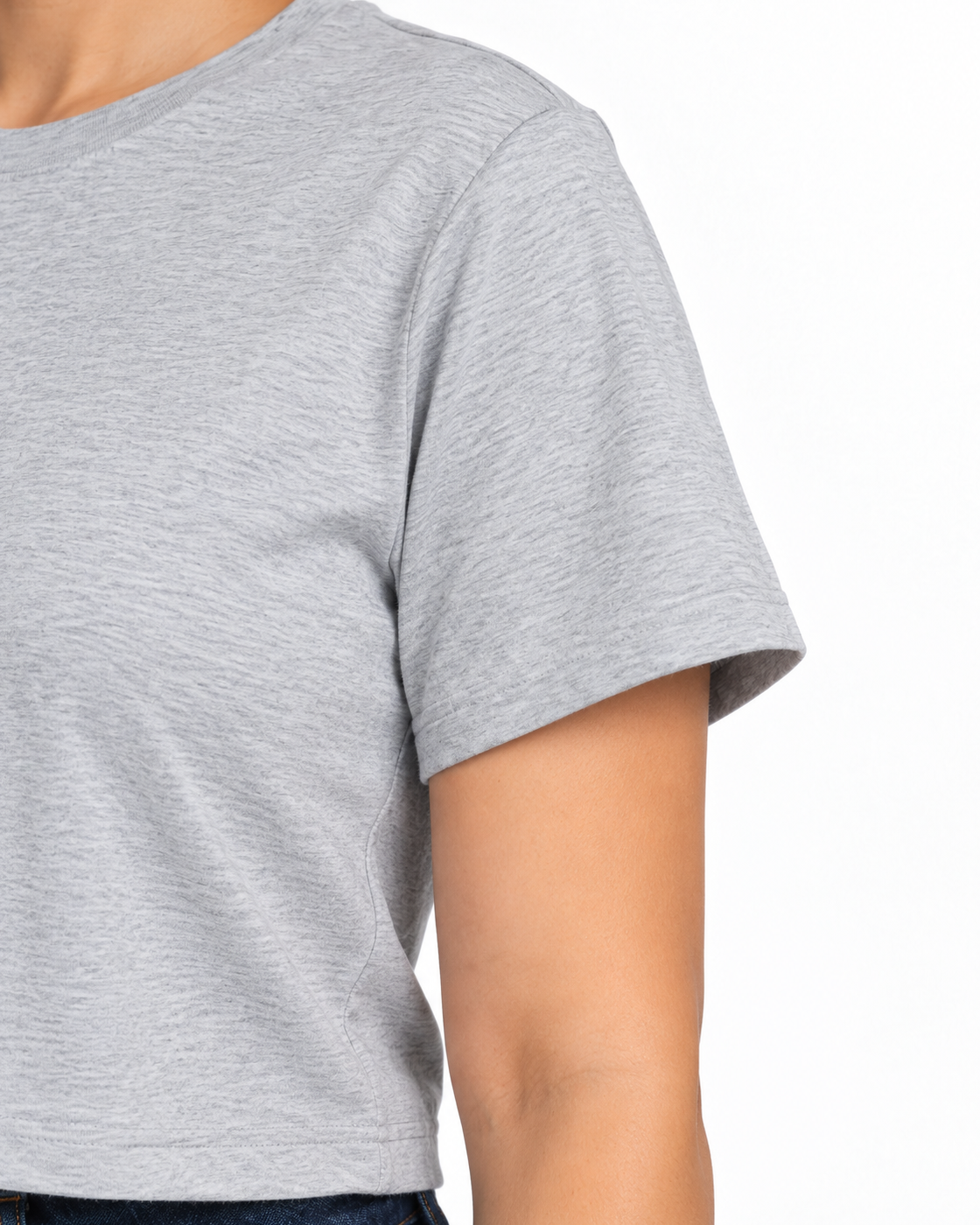 Cropped Guarda-Roupa Runner — detalhe da manga