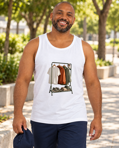 Regata Unissex Guarda-Roupa Runner — homem em ambiente