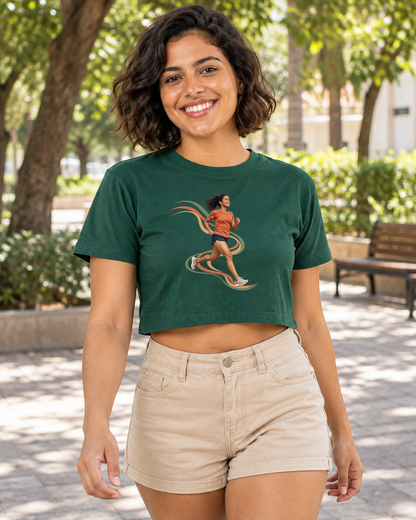 Cropped Clube Invisível — mulher em ambiente