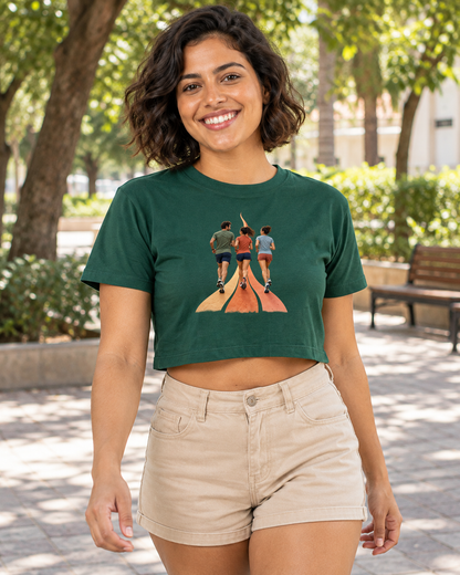 Cropped Último Quilômetro Juntos — mulher em ambiente