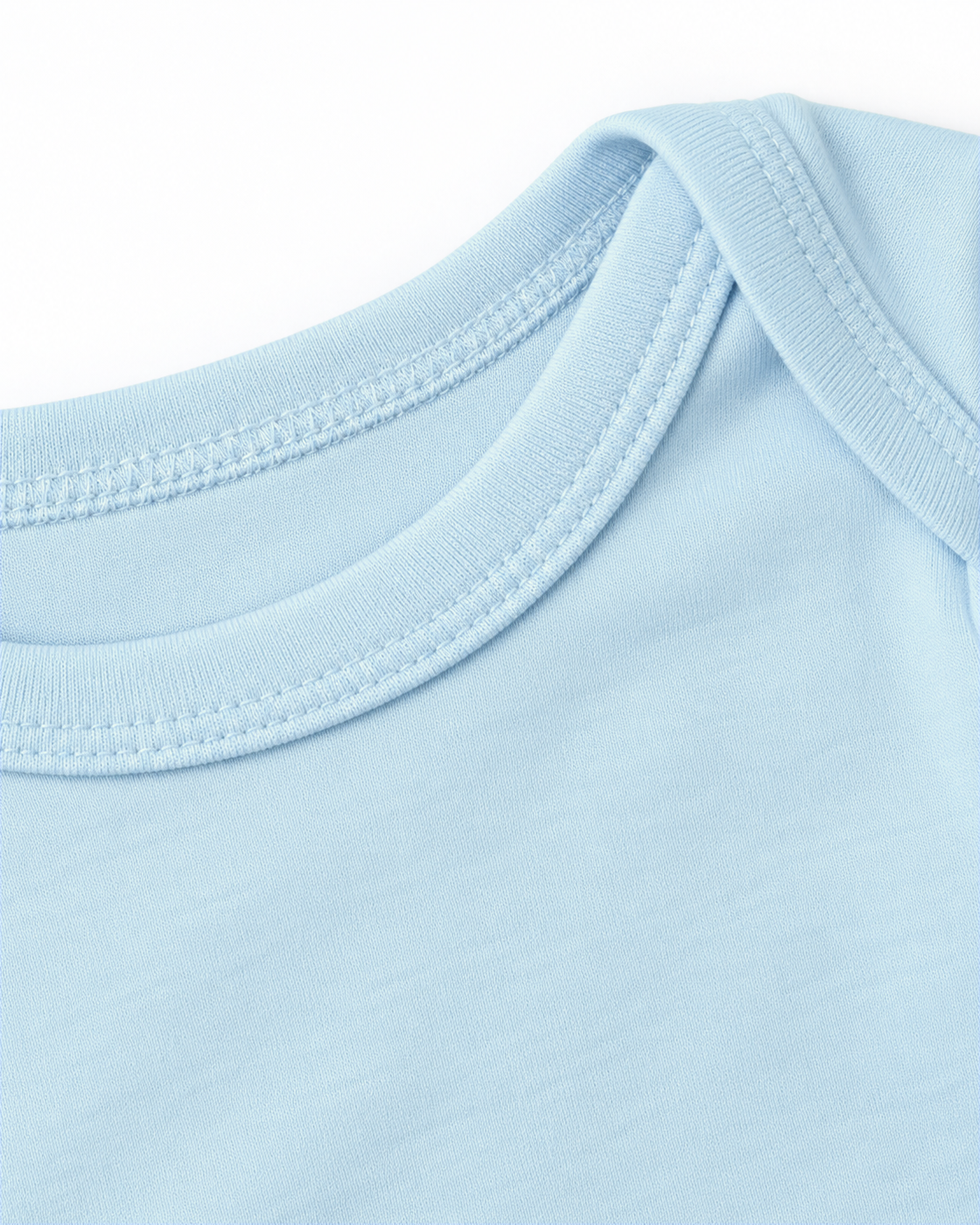 Body Infantil Pace Combinado — detalhe da gola