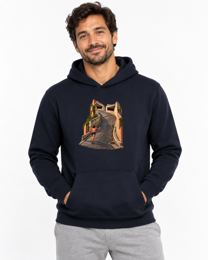 Hoodie Moletom A Ladeira Opina — homem em fundo branco