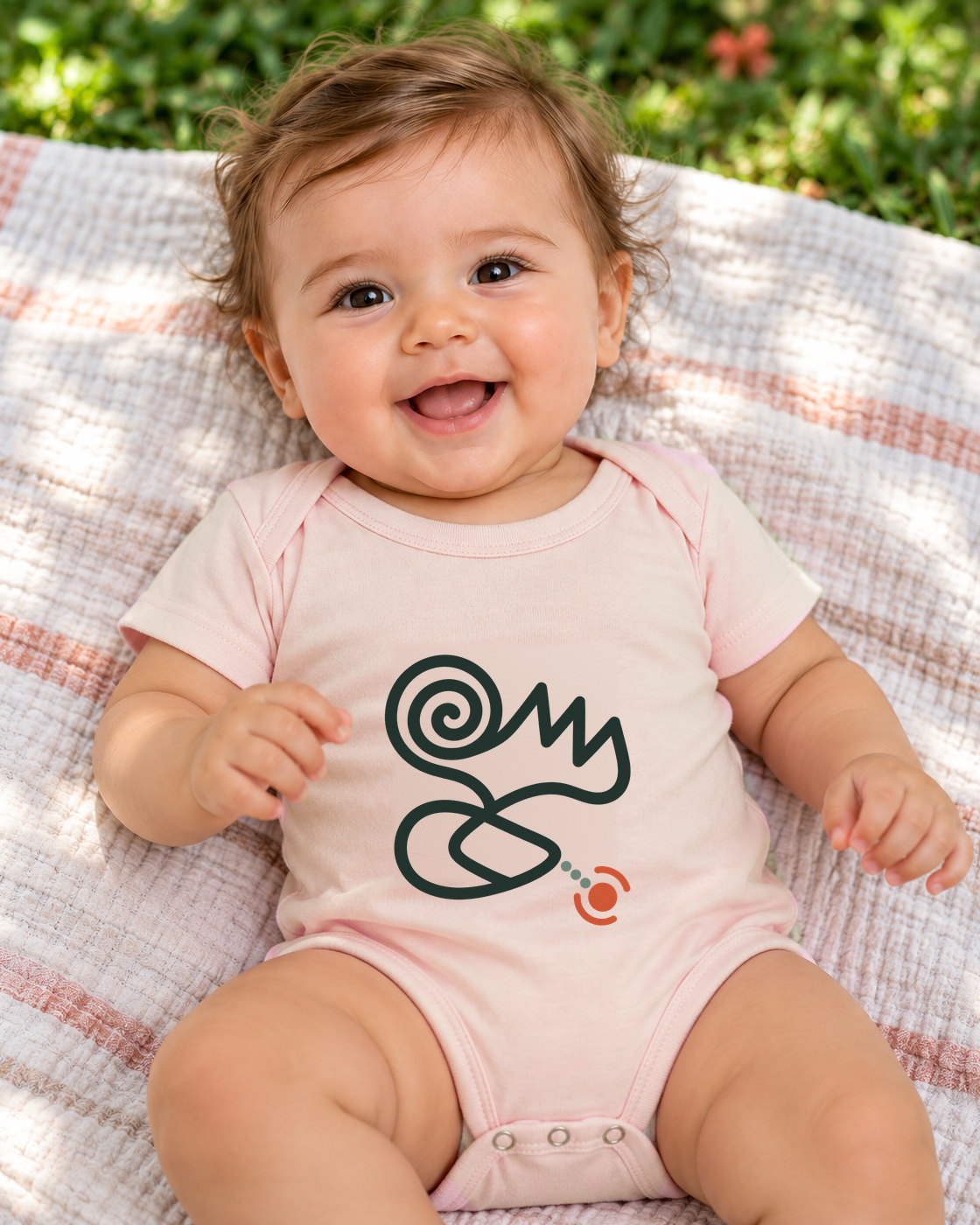 Body Infantil Rosa Bebê Entrevoltas - GPS em Crise, ambiente externo