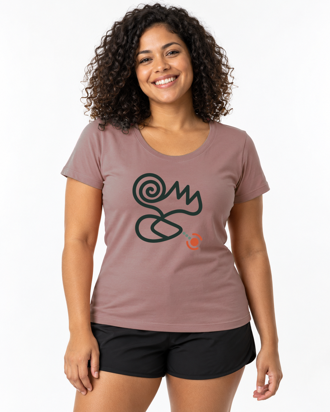 Camiseta Unissex Baby Look Feminina Rosa Entrevoltas - GPS em Crise, estúdio