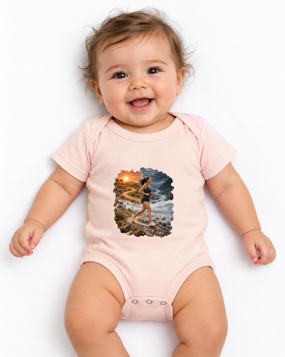Clima Perfeito — body infantil Entrevoltas — bebê — rosa bebê — estúdio