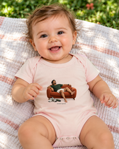Recuperação Ativa — body infantil Entrevoltas — bebê — rosa bebê — lifestyle