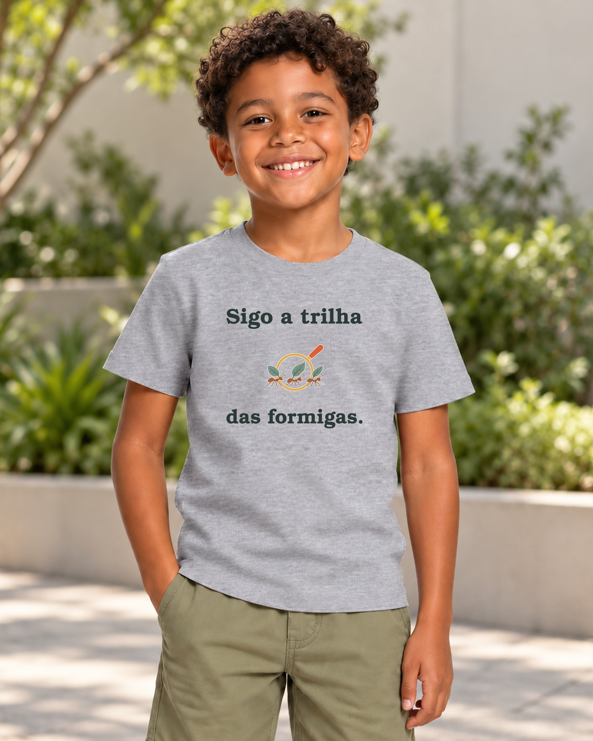 Camiseta Infantil Trilha Miúda — editorial IMG03