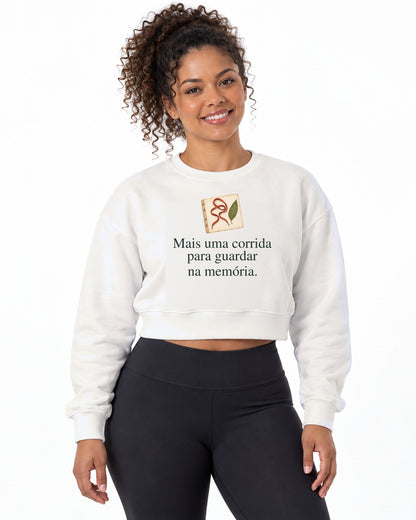 Moletom Cropped - História no Peito