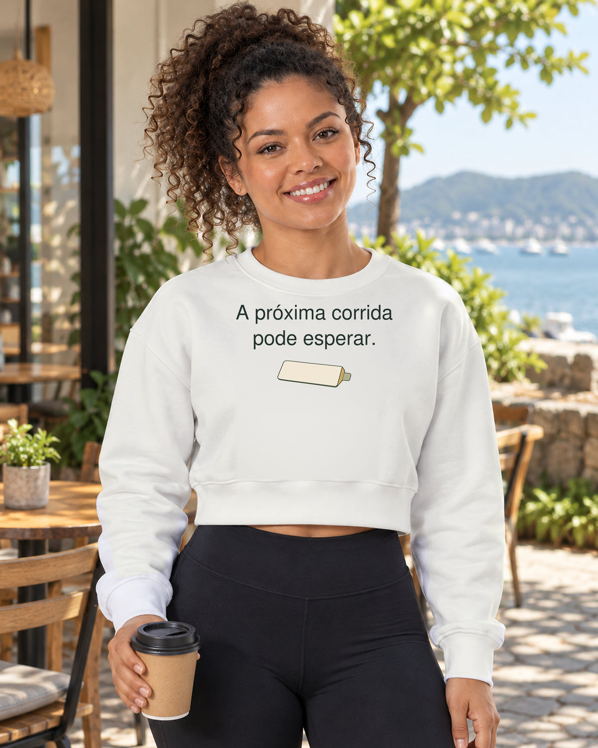 Cropped Moletom - Pausa Escolhida