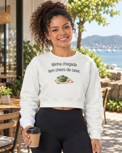 Cropped Moletom - Cheiro de Casa