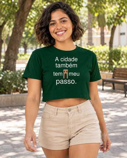 Cropped - Passo na Cidade — foto com modelo