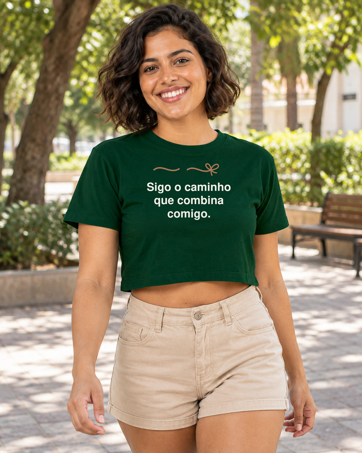 Cropped - Caminho que Combina — foto com modelo