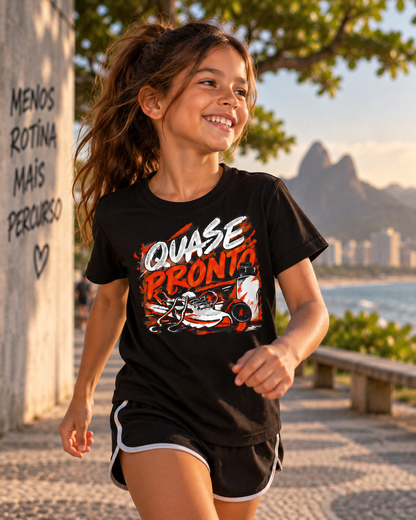 Camiseta Infantil - Cinco Minutos Para Sair
